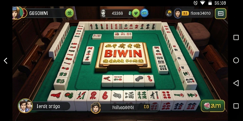 Tampilan menarik dari gameplay Mahjong BIWIN yang seru.