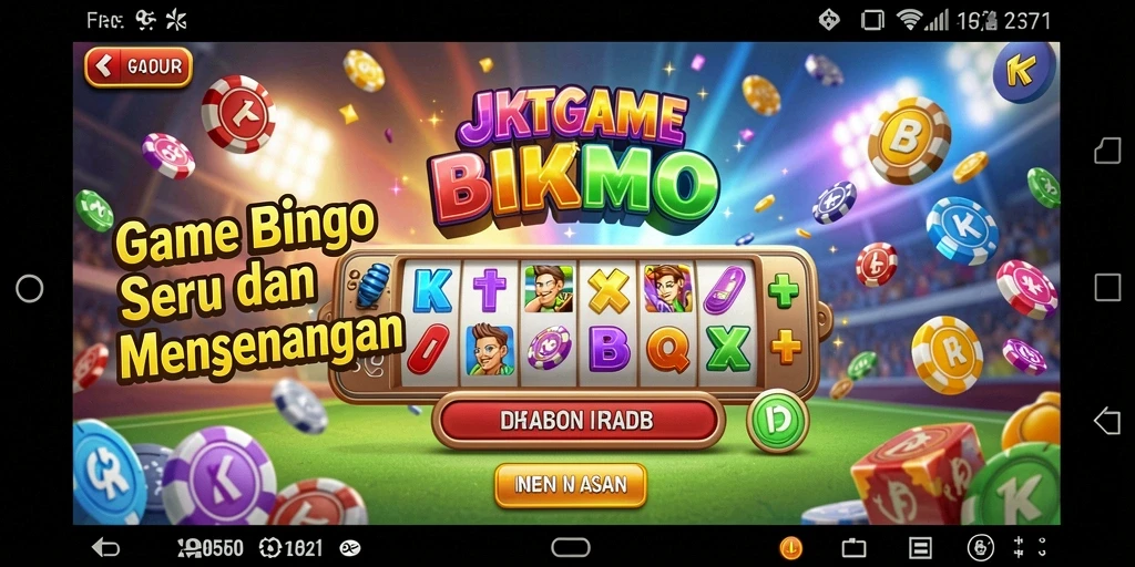 Tampilan gameplay Bingo di JKTGAME yang seru dan interaktif.