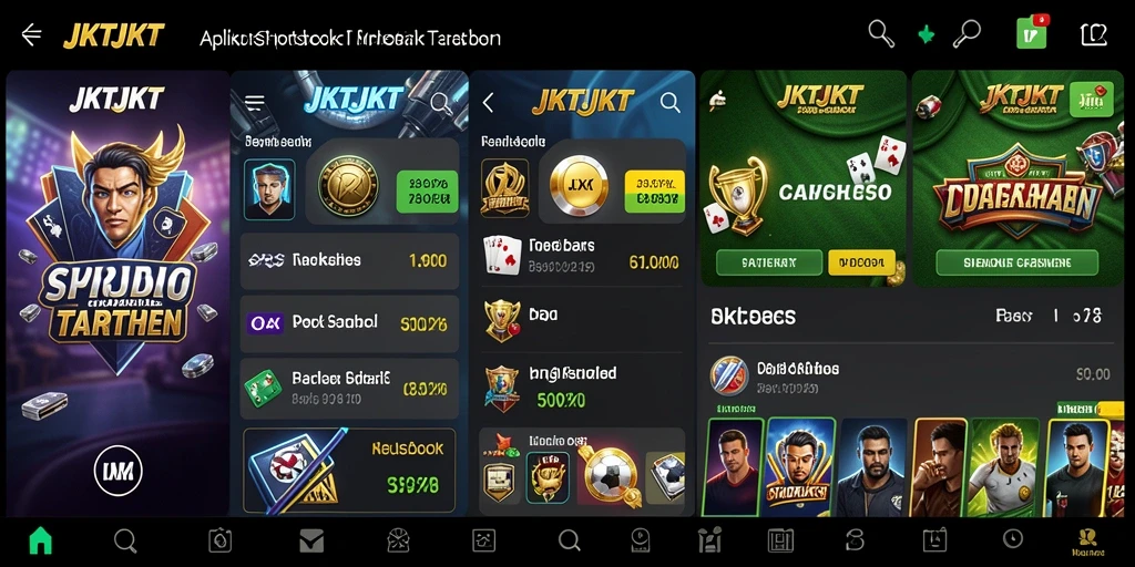 Tampilan gameplay menarik dari aplikasi Sportsbook JKTJKT.