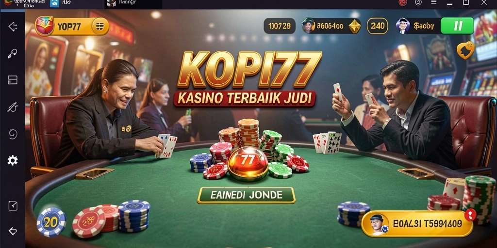 Tampilan gameplay KOPI77 yang menarik dan mendebarkan.