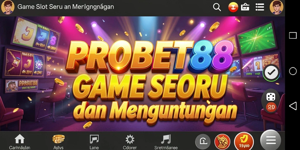 Gameplay menarik dari PROBET88 yang penuh warna dan efek visual.