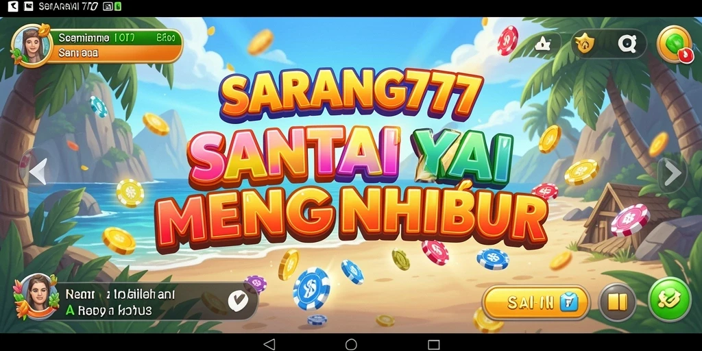 Tampilkan momen seru dalam gameplay SARANG777 yang menarik.
